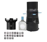 Qerwsdty Condensador de Fotografía Bowens con Forma de Hoja Geométrica Integrada, Filtro GOBO, Lente Única de 36°, con Snoot Cónico Focalizado