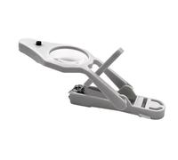 Qerwsdty Cortaúñas con Lupa y Luz LED para Personas Mayores y Niños, Regalo, Corte de Precisión Mejorado