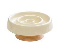 Qerwsdty Cuenco Cerámica para Alimentación Lenta Perros, Anti-Tragos para Comida Gatos,Cuenco Comida Tipo Rompecabezas para Mascotas,Recipiente para Cachorros,Perros y Gatos