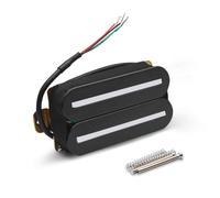Qerwsdty de Doble Pista y Doble Bobina para Guitarra Eléctrica de Doble Pista para Guitarra Eléctrica Cuadrada