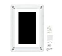 Qerwsdty de Reproductor de VíDeo de 7 Pulgadas, Pantalla IPS de 1500MAh, Memoria de 4Gb, de Fotos Digital, Reproductor de VíDeo de Escritorio, Enchufe Europeo