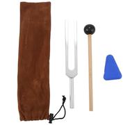 Qerwsdty Dipasón 417 Hz Diapasón Chakra para Curación Diapasones Diapasón de Curación de Sonido Diapasón con Base de Silicona