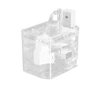 Qerwsdty Dispensador Automático de Agua Potable con Circulación, Fuente de Inducción Inalámbrica Desenchufable, Fuente de Agua Grande para Mascotas de 1,5 L A