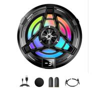 Qerwsdty Enfriador de Teléfono con Radiador Móvil Magnético con Pantalla Digital Enfriador de Ventilador de Refrigeración Semiconductor para Enfriador de Tableta/Teléfono,A