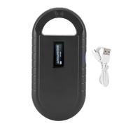 Qerwsdty Escáner de Mascotas con Minichip Portátil RFID USB para Animales -B ISO11784/5 Chip Lector de Identificación de Mascotas para Perros, Gatos y Caballos