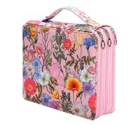 Qerwsdty Estuche de con Capacidad de de Cremallera, Organizador de BolíGrafos de PoliéSter, PortaláPices para Estudiantes o Artistas D