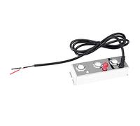 Qerwsdty Fabricante de Niebla de 3 Cabezas Humidificador de Aire de Niebla UltrasóNica MáQuina para Hacer Niebla con Fuente de Agua Nebulizador de Acero Inoxidable