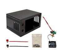 Qerwsdty Fuente de Alimentación CNC Carcasa de Aleación de Aluminio Entrada de Interfaz Múltiple CC Empalme Doble en Forma de L Central Cableado Conveniente A