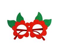 Qerwsdty Gafas Hawaianas de Verano Decoraciones para Fiestas Temáticas Tropicales de Gafas de Fotos de Árbol de,B