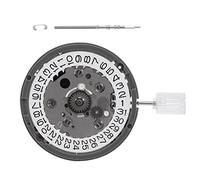 Qerwsdty Japón 24 joyas NH34A NH34 GMT Fecha Movimiento mecánico automático de alta precisión Set de eje de ascensor, plata