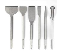 Qerwsdty Juego de Cinceles de 250 mm, Vástago SDS Plus, Broca para Martillo Eléctrico, Cincel Plano con Ranura de Punta, Herramientas para Mampostería para de Ladrillos de Hormigón