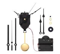 Qerwsdty Juego de reloj de péndulo moderno, funciona con pilas, con manecillas y carillón