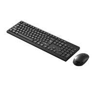Qerwsdty Juego De Teclado Y RatóN InaláMbricos De 2,4 G para El Trabajo, La Oficina, Los Juegos, El Teclado, Los Accesorios De PC