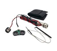 Qerwsdty Kit de Pastillas Piezoeléctricas con Preamplificador de Clavija de Extremo Activo, Control de Volumen y Tono para Piezas de Guitarra Acústica Clásica