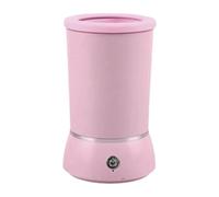 Qerwsdty Lavadora de Pies para Mascotas, Eléctrica, Automática, para Perros, de Bajo Ruido, Portátil, Color Rosa