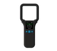 Qerwsdty Lector RFID de Animales 134,2 Khz/125 Khz Escáner de Identificación de Mascotas USB Lector de Etiquetas de Animales Mini Escáner de Mano para Perro Caballo Negro