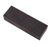 Qerwsdty Madera de éBano, Bloque de Madera Negra, Material de Madera, Manualidades en, Manejar de Cuchillo, de Madera, Materia Prima, Grano de Madera