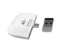 Qerwsdty Módem WiFi 4G LTE Portátil con Adaptador USB WiFi Punto de Acceso Móvil Enrutador Módem 4G LTE para RV Viajes Vacaciones Camping