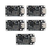 Qerwsdty Módulo de carga de batería de litio tipo C 3S, 5 unidades, 8,4 V, 12,6 V, con soporte equilibrado, carga rápida con indicador de intercambio