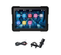Qerwsdty Motocicleta 5 Pulgadas Bluetooth Pantalla Portátil Navegación GPS IP67 Impermeable Inalámbrico Carplay Android Auto Reproductor MP5
