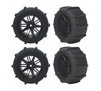 Qerwsdty NeumáTicos para y Nieve de 80Mm, 4 Piezas, Rueda para 144001 124019 12428 104001 16889 SG1601 Piezas de ActualizacióN de Coche Teledirigido