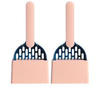 Qerwsdty Pala para Gatos Pala para Gatos con Base Pala para Limpieza Caja para Gatos Herramientas Limpieza Inodoro para Gatitos Suministros para Mascotas C