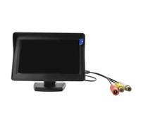 Qerwsdty Pantalla de Marcha Atrás HD de 4,3 Pulgadas Pantalla de Imagen de Marcha Atrás Pantalla de Asistencia de Estacionamiento para Automóvil Camión Remolque