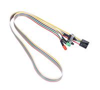 Qerwsdty PC carcasa rojo verde LED ATX fuente de alimentación HDD interruptor cable 20"