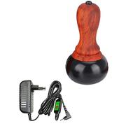 Qerwsdty Piedra Caliente para Masaje Masajeador de Espalda EléCtrico con Control de Temperatura, Masajeador Gua Sha para Raspado de la Cara del Cuerpo-Enchufe de la UE