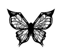 Qerwsdty Plantilla de Mariposa para Delineador de Ojos, Plantilla de Delineador de Ojos de Mariposa, Plantilla de Maquillaje de Ojos de Mariposa, Plantilla de Mariposa Funciona 1 Pieza
