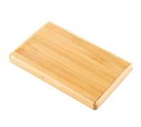 Qerwsdty Portatarjetas de visita de bambú, portatarjetas de visita, portatarjetas de visita de negocios, de bambú, caja de almacenamiento plegable, Color madera