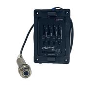 Qerwsdty Preamplificador Ecualizador de 4 Bandas Classic 4 Deluxe, Pastillas para Guitarra, Accesorios y Piezas para Instrumentos Acústicos Clásicos