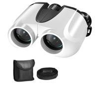 Qerwsdty Prismáticos compactos impermeables de 10 x 25 con visión con poca luz para conciertos deportivos al aire libre y observación de