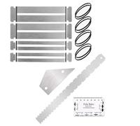 Qerwsdty Protector de diapasón de guitarra de acero inoxidable