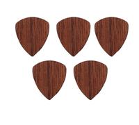 Qerwsdty Púas de Guitarra de Madera, Púas de Guitarra de Madera para Guitarra Eléctrica, Acústica o Bajo, Palisandro