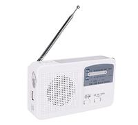 Qerwsdty Radio de Emergencia con Solar y Manivela Autoalimentado, BateríA USB Recarga FM/Am Radio LED Linterna Cargador de TeléFono