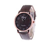 Qerwsdty Reloj de pulsera unisex de piel sintética tipo C, como en la imagen