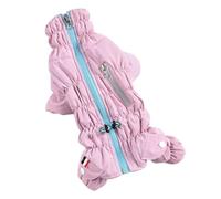 Qerwsdty Ropa Cortavientos A Prueba de Nieve para Perros Pequeños y Medianos, Chaqueta Cálida de Invierno para Exteriores, Ropa Abrigada de Cuello Alto para Mascotas L