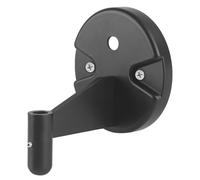 Qerwsdty Soporte ajustable, soporte de micrófono montado en la pared, base fija, agujeros en el centro, soporte universal para micrófono y luz