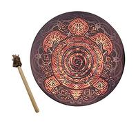 Qerwsdty Tambores ChamáNicos, DiseñO de áRbol de 10 Pulgadas con, Tambores ChamáNicos para MúSica Espiritual