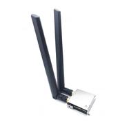 Qerwsdty Tarjeta WiFi Inalámbrica WiFi Go WiFi6 BT5.0 2400Mbps Tarjeta Adaptadora de Red AX201 2400M P9JB