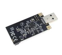 Qerwsdty Unidad de Estado SóLido Msata A USB 3.0 Disco Duro MóVil Chip ASM1153E Conecta y Reproduce para TamañOs 30 X 50