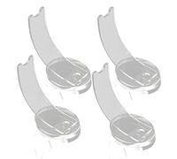 Qeunrtiy 4 StüCk Electrónico Pluma De Acrílico, Exposición Lápiz, Soporte De Pluma De Llente, Bolígrafo Transparente Presentación, Organizador De Pluma