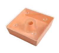 Qeunrtiy Alimentador de abejas rectangular, 2 litros, para colmenas, herramienta para apicultura, dispensador de alimentos con cubierta transparente, premontado