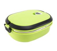 Qeunrtiy Fiambrera de acero inoxidable Bento Box Portátil Hermética Fiambrera con para adultos y niños, 900 ml Sopa de Ensalada