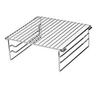 Qeunrtiy Parrilla Plegable Rejilla Parrilla para Acampar Parrilla Plegable Mini Parrilla para Exteriores Rejilla de Acero Inoxidable para Picnic Senderismo Camping BBQ