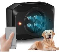 QEWEUUIE Antiladridos para Perros, 55 pies Ahuyentador de Perros con Mando a Distancia, 3 Modos, Tope de ladridos ultrasónico para Perros Interiores y Exteriores, antiladridos para Perros