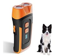 QEWEUUIE Dispositivo antirladridos para perros, dispositivo de ladridos de perros de 50 pies con linterna LED, 2 modos de dispositivo recargable anti ladridos de perros, dispositivo para detener