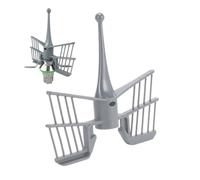 QEXUJOW Accesorios para procesadores de alimentos y robots de cocina,1 batidor de mariposa (gris), repuesto para Thermomix TM5, TM6, TM31