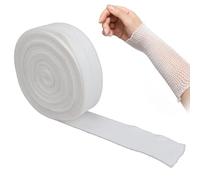 QEXUJOW Cinta y tape,Un paquete de vendajes de malla elástica, 2,5 cm x 2 metros, vendaje tubular elástico, apósito de vendaje elástico, puede fijar firmemente el brazo.